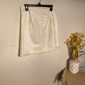 ELIE TAHARI beige skirt size 8